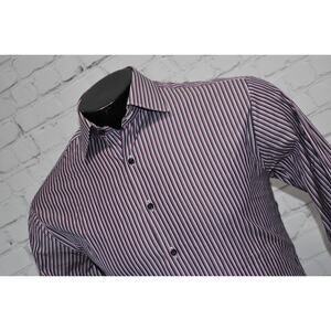 Thomas Pink Button Up Dress Shirt Mens Size Medium Slim Jermyn Street London